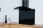 Black Glass Splashback 60cm x 60cm