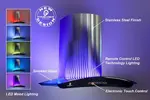 Remote Control 60cm Chimney Cooker Hood With Led Mood Lighting
