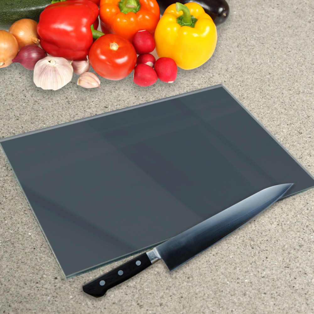 Toughened glass worktop