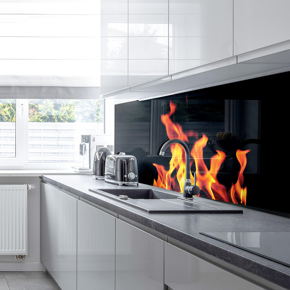 Premier Range Acrylic Splashbacks Flames and Accessories eBay