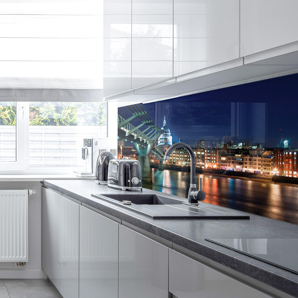 Premier Range Acrylic Splashbacks Gold Sand And Accessories
