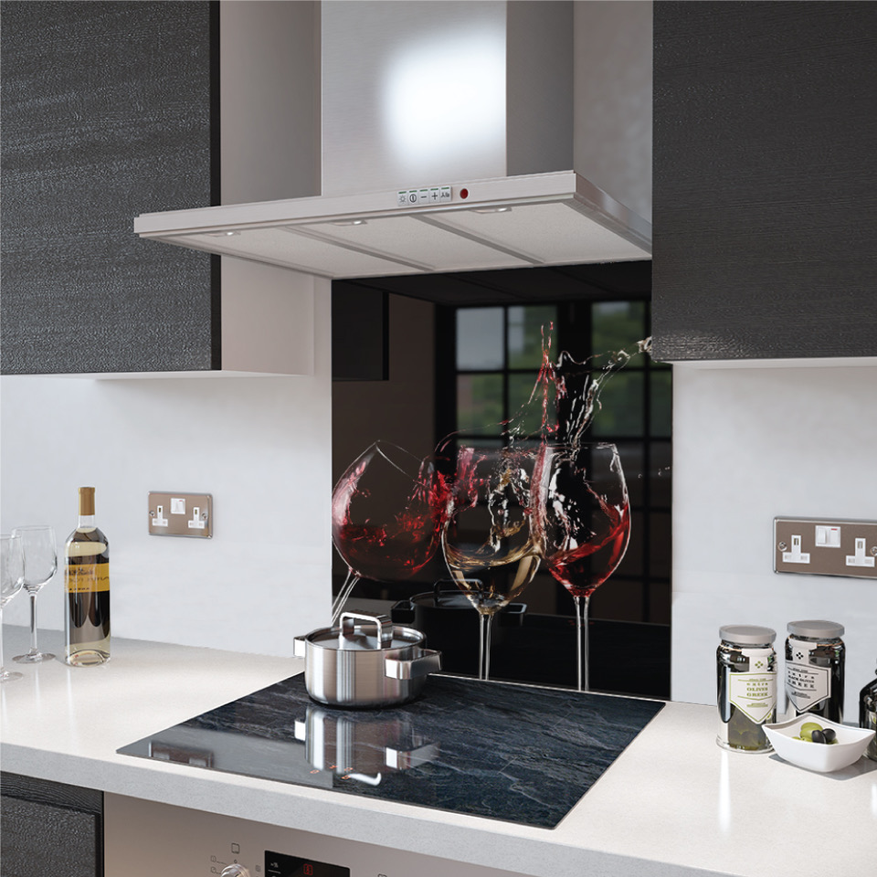 Kitchen Splashback 140x70 VETRO TEMPERATO Pace Donna People 