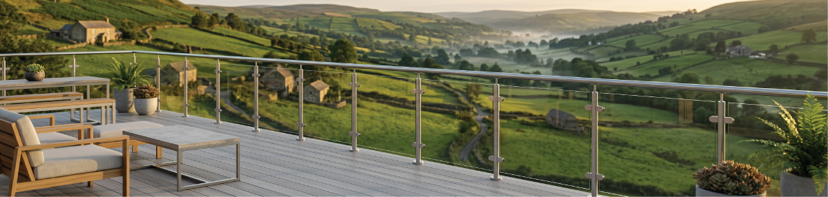 Banner image of a post and handrail system