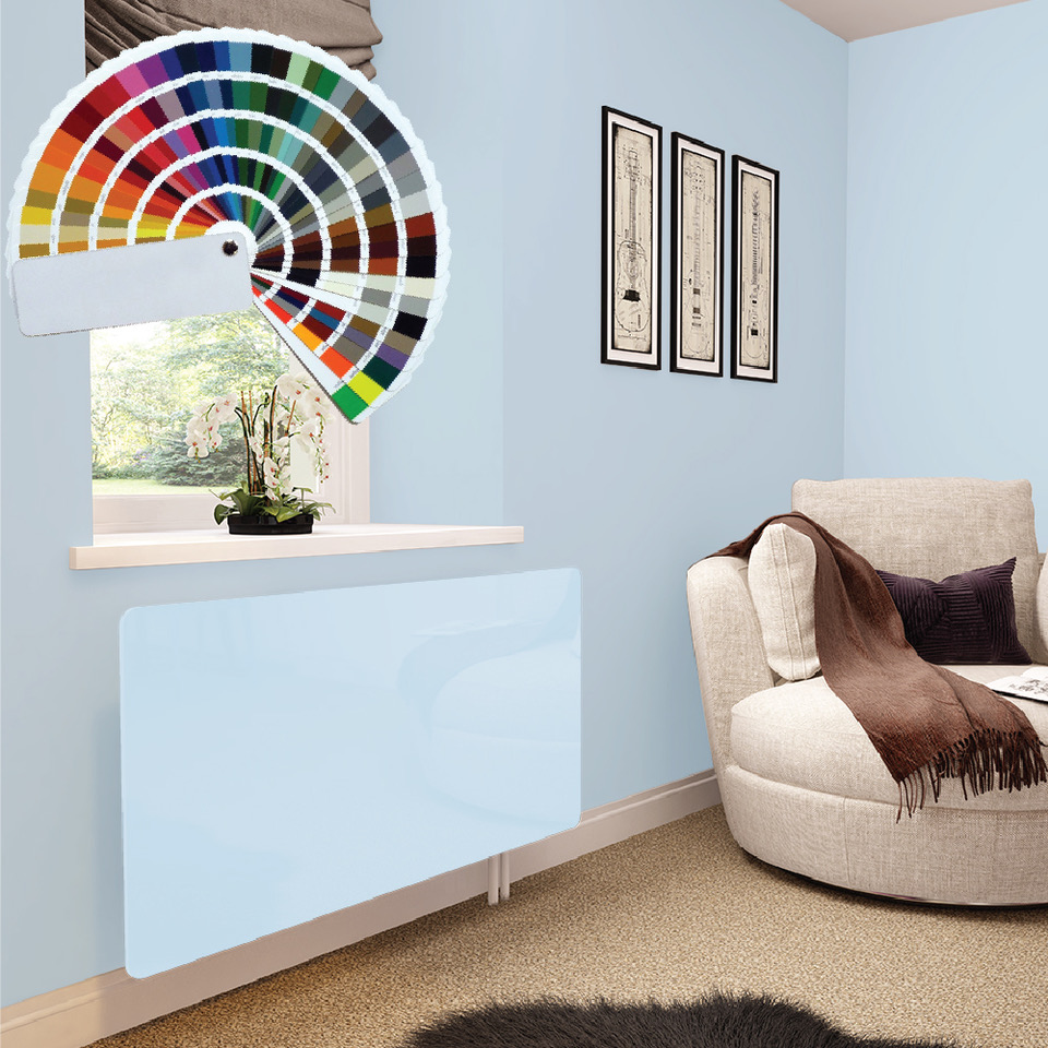 Premier Bespoke Colour Glass Radiator Covers