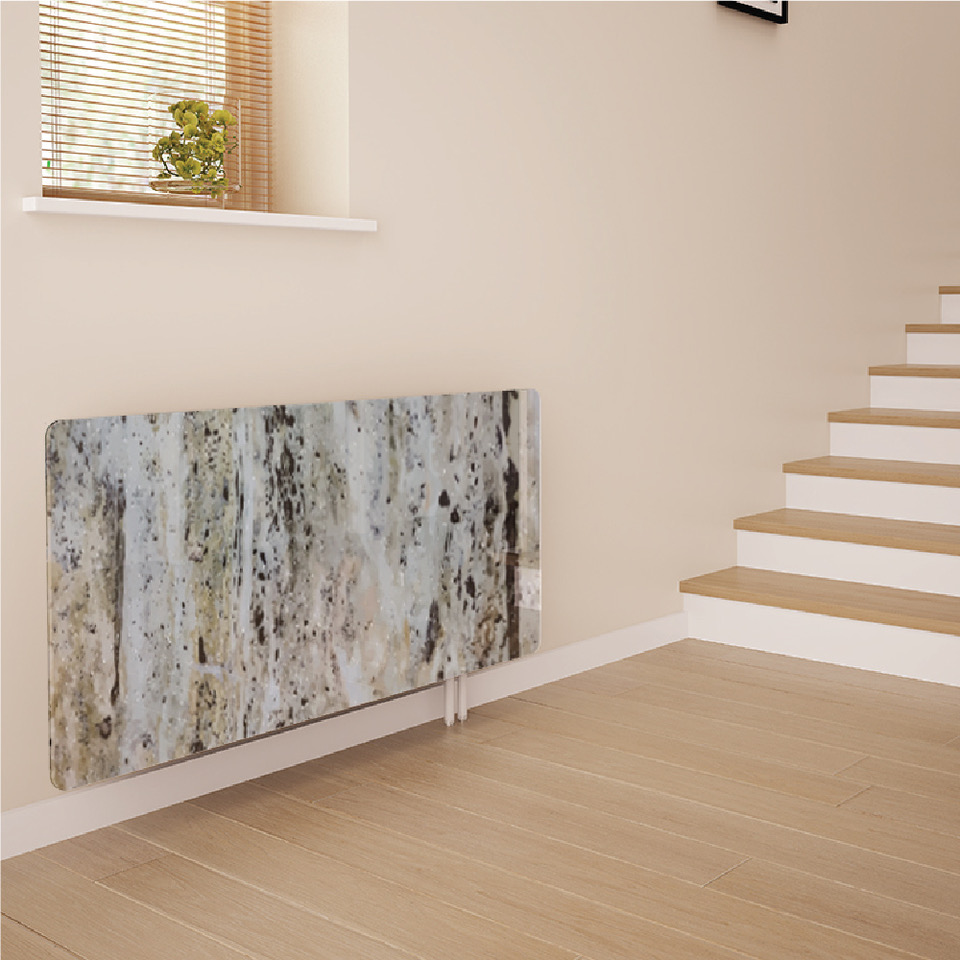 Stone, Marble & Granite Effect Glass Radiator Covers