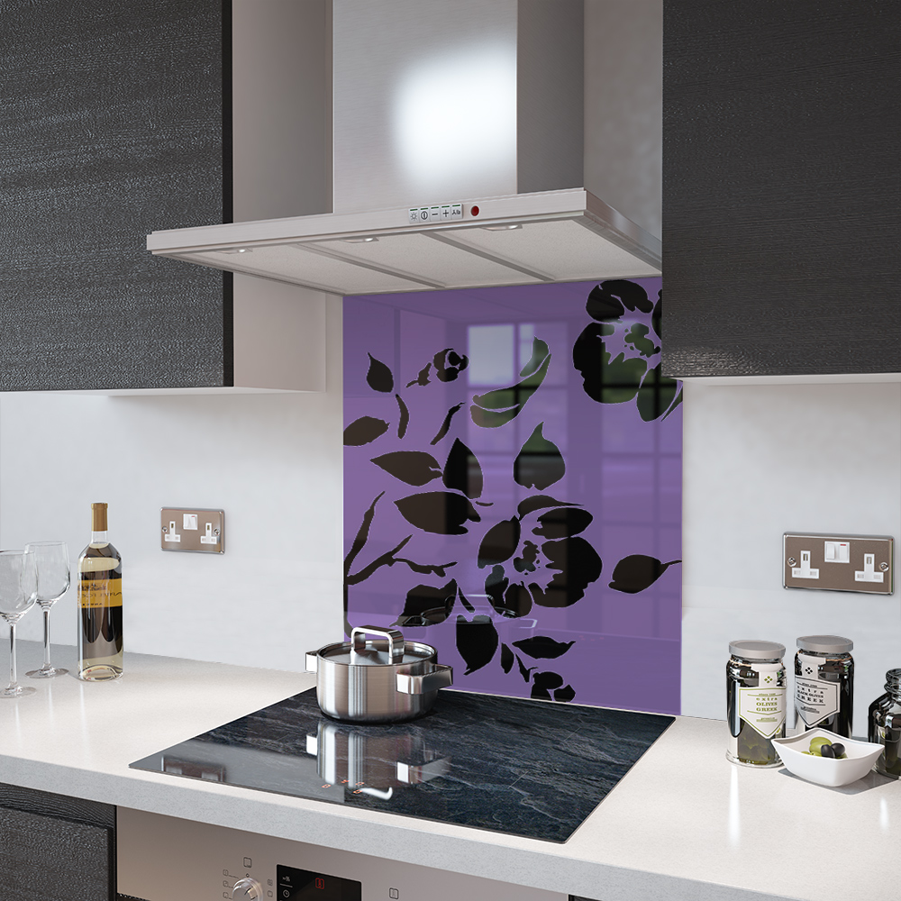 lilac splashback