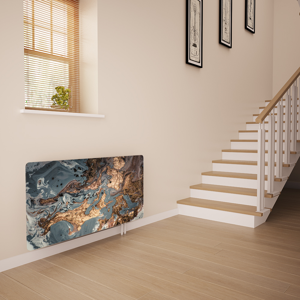 Glass Radiator Cover Printed Liquid Gold Made By Premier Range eBay