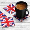 Illustration of 4 x Acrylic Coaster in Union Jack