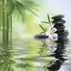 4 x Acrylic Coaster in Relaxing Spa Scene