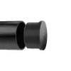 Illustration of Premier Range Stainless Steel Glass Balustrade Handrail End Cap In Black