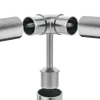 Illustration of Premier Range 316 Stainless Steel Glass Balustrade Handrail Bracket 90 Degree Corner