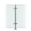 Illustration of Premier Range 316 Stainless Steel Glass Balustrade Mid Post (1100mm X 42.4mm X 2mm)