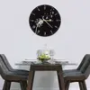 Illustration of Glass Clock in Dandelion Ballet - 70cm Wide