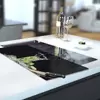 Illustration of Glass Hob Cover / Chopping Board in Mojito - 30cm Wide x 52cm High