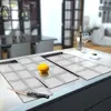 Illustration of Glass Hob Cover / Chopping Board in Glass Bricks - 90cm Wide x 52cm High