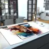 Illustration of Glass Hob Cover / Chopping Board in Highland Cow On White - 90cm Wide x 52cm High