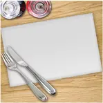 Silver Toughened 4 x Place Mat
