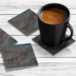 4 x Acrylic Coaster in Concrete