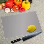 Cappuccino Toughened Glass Worktop Saver Chopping Board
