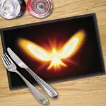 Digital Print Placemat x 4 - Flame Phoenix