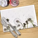 Digital Print Placemat x 4 - Dandelion Clocks