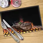 Digital Print Placemat x 4 - Char-grilled Steak