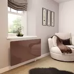 Chocolate Brown Radiator Cover - Medium