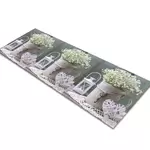 Glass Table Runner in Asian Spices - 100cm Wide x 30cm High