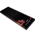 Glass Table Runner in Wine and Grapes - 100cm Wide x 30cm High