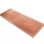 Glass Table Runner in Distressed Copper - 100cm Wide x 30cm High