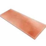 Glass Table Runner in Rose Gold - 100cm Wide x 30cm High