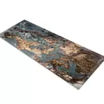 Glass Table Runner in Liquid Gold - 100cm Wide x 30cm High