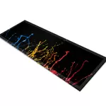 Glass Table Runner in Paint Splash - 100cm Wide x 30cm High