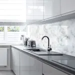 Acrylic Splashback - in Stone And Granite Effect - Made To Measure