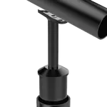 Premier Range Stainless Steel Glass Balustrade Handrail Saddle In Black