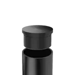 Premier Range Stainless Steel Glass Balustrade Post Cap In Black
