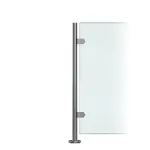 Premier Range 316 Stainless Steel Glass Balustrade End Post (1100mm X 42.4mm X 2mm)