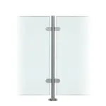 Premier Range 316 Stainless Steel Glass Balustrade Mid Post (1100mm X 42.4mm X 2mm)