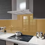 Beige - Kitchen Glass Splashback - 100cm Wide x 50cm High