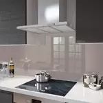 Cappuccino - Kitchen Glass Splashback - 90cm Wide x 40cm High