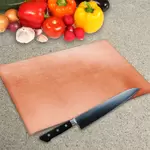 Glass Chopping Board - Worktop Saver In Rose Gold