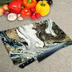 Glass Chopping Board - Worktop Saver In Liquid Space