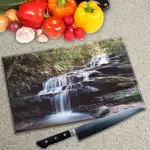 Glass Chopping Board - Worktop Saver In Waterfall