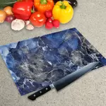 Glass Chopping Board - Worktop Saver In Liquid Galaxy