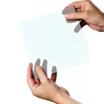Clear Glass Splashback Sample 140mm x 140mm