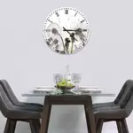 Glass Clock in Dandelion Clocks - 30cm Wide