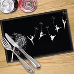 Digital Print Placemat x 4 - Dandelion Ballerinas