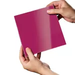 Fuchsia Pink Glass Splashback Sample 140mm x 140mm