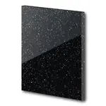 Acrylic Sheet Glitter - In Black - 3mm 1000mm by 1000mm