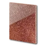 Acrylic Sheet Glitter - In Copper - 3mm 1000mm by 1000mm